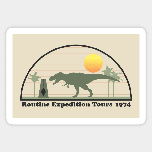 Routine Expedition Tours 1974 Magnet by GloopTrekker